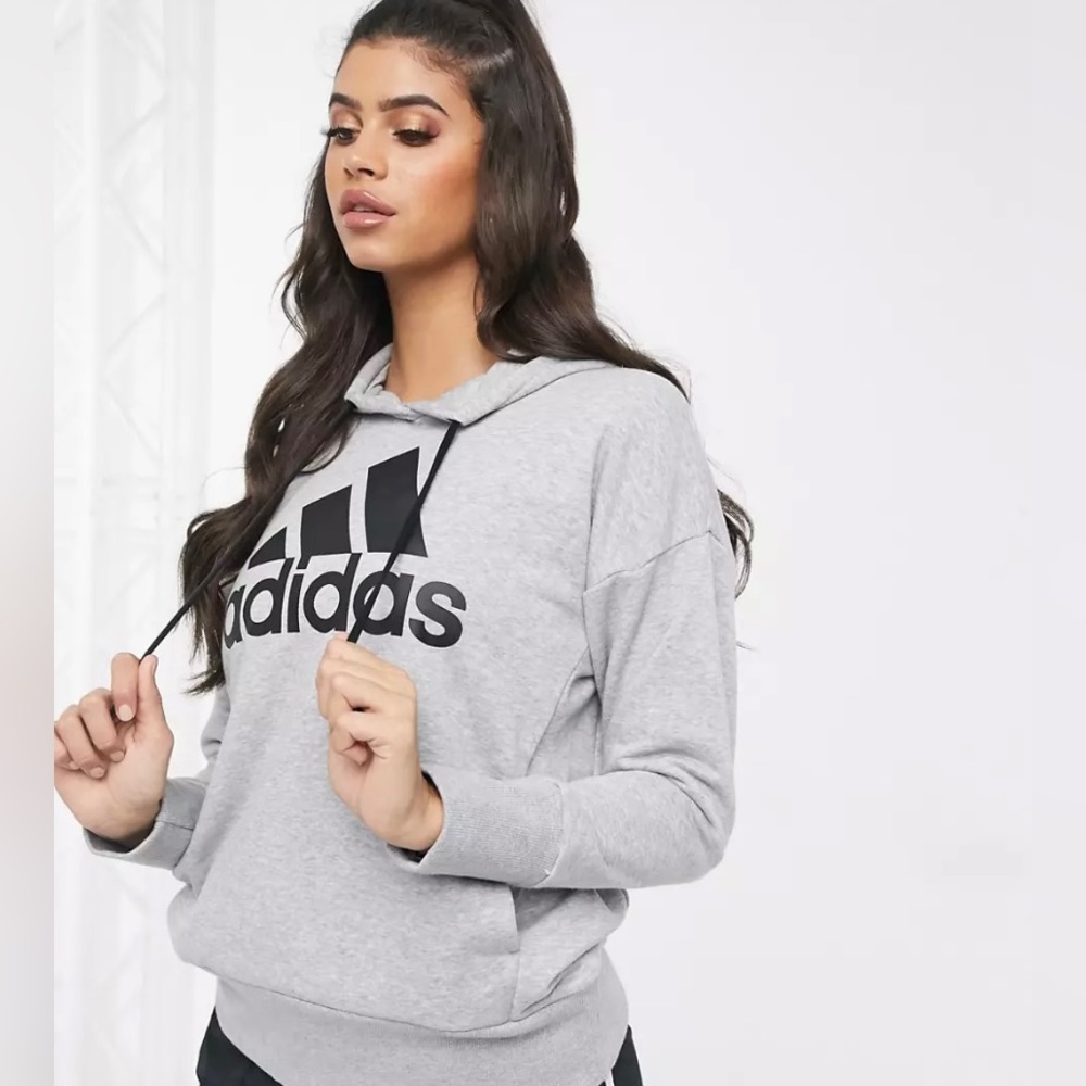 Adidas Training Hoodie With Large Logo